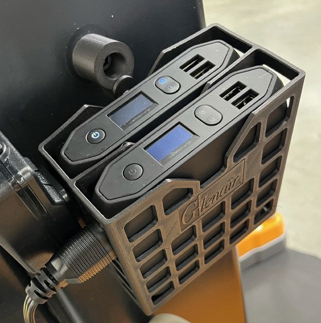 Close-up of a Power Station on a workstation