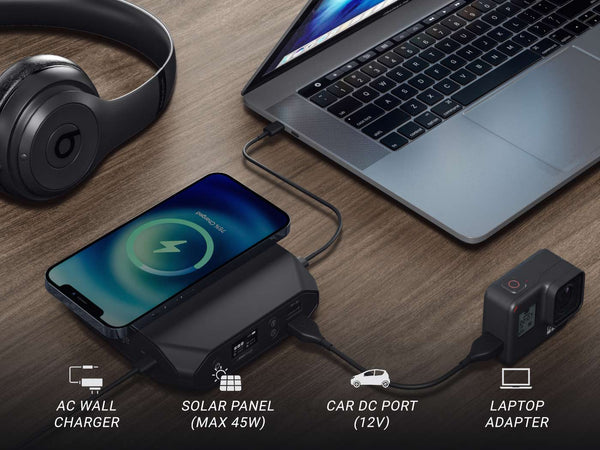 UGREEN 100W Power Bank 20000mAh Carga Rápida, USB C Cargador con 3 UGREEN 100W Power Bank 20000mAh Carga Rápida, USB C Cargador con 3